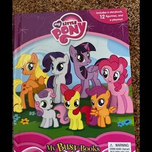 My Little Pony Board Book with Playmat and 12 figurines